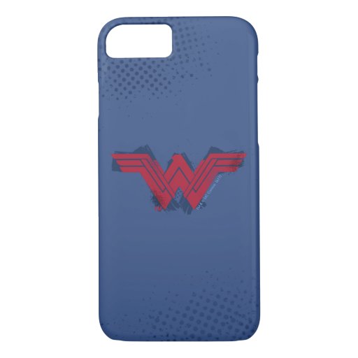 Justice League | Brushed Wonder Woman Symbol iPhone 8/7 Case