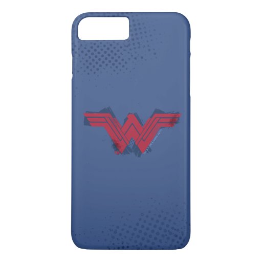 Justice League | Brushed Wonder Woman Symbol iPhone 8 Plus/7 Plus Case