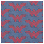 Justice League | Brushed Wonder Woman Symbol Fabric
