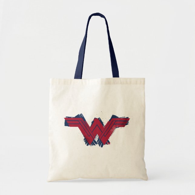 Justice League | Brushed Wonder Woman Symbol Tote Bag (Front)
