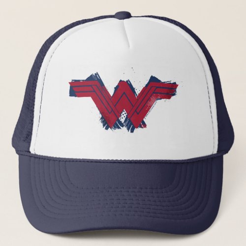 Justice League  Brushed Wonder Woman Symbol Trucker Hat