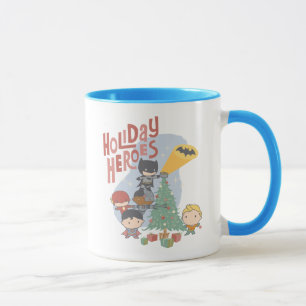 Justice League Chibi Holiday Tree Decorating Mug