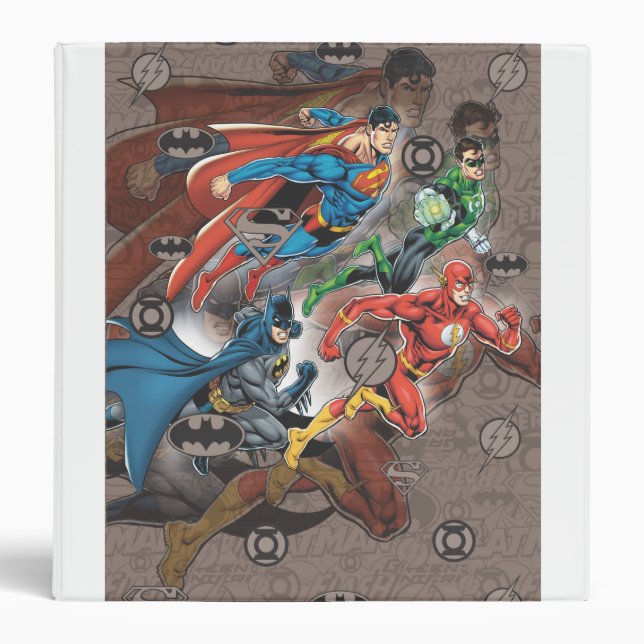 Justice League Collage Binder (Front)