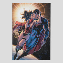 Justice League Comic Cover #12 Variant Faux Canvas Print