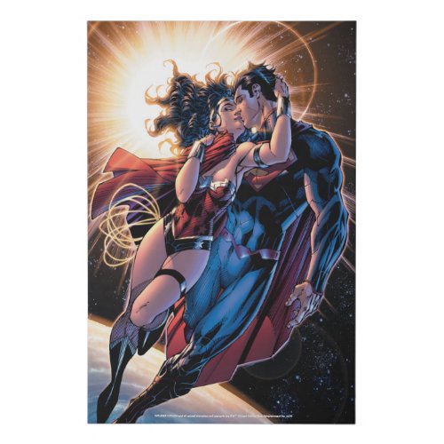 Justice League Comic Cover 12 Variant Faux Canvas Print