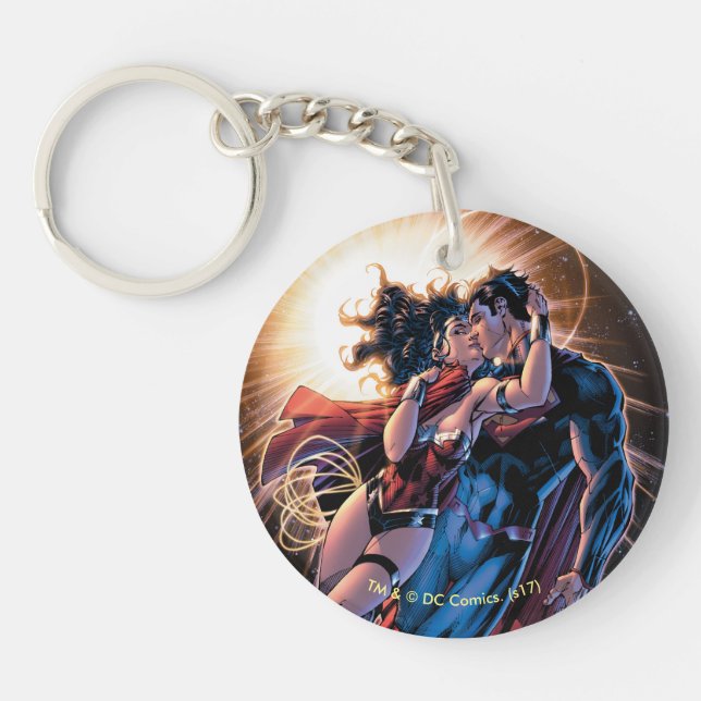 Justice League Comic Cover #12 Variant Keychain (Front)