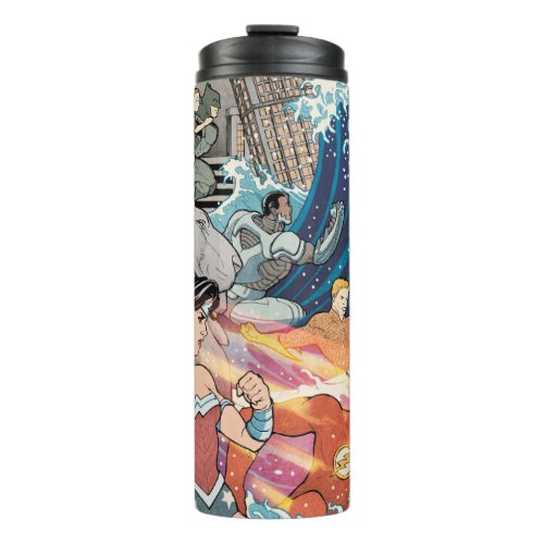Justice League Comic Cover 15 Variant Thermal Tumbler