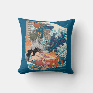 Justice League Comic Cover #15 Variant Throw Pillow