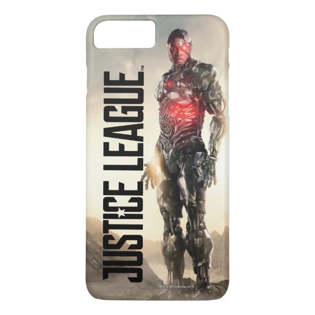 Justice League | Cyborg On Battlefield Case-Mate iPhone Case (Back)