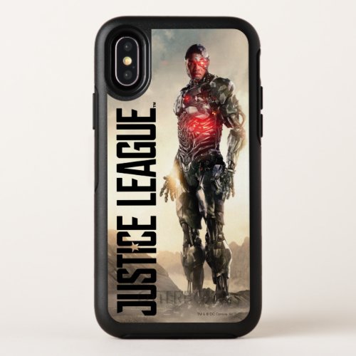 Justice League  Cyborg On Battlefield OtterBox Symmetry iPhone X Case