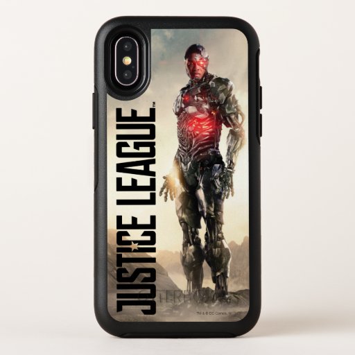 Justice League | Cyborg On Battlefield OtterBox Symmetry iPhone X Case