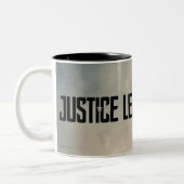 Justice League | Cyborg On Battlefield Two-Tone Coffee Mug (Left)