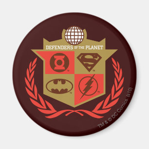 Justice League Defenders of the Planet Magnet