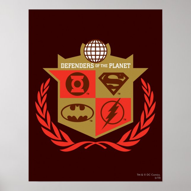 Justice League Defenders of the Planet Poster (Front)
