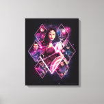 Justice League | Diamond Galactic Group Panels Canvas Print