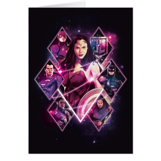 Justice League | Diamond Galactic Group Panels Cards (Front)