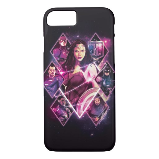 Justice League | Diamond Galactic Group Panels iPhone 8/7 Case