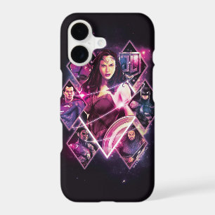 Justice League Diamond Galactic Group Panels iPhone 17 Case