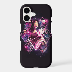 Justice League Diamond Galactic Group Panels iPhone 17 Case