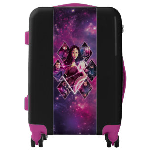 Justice League Diamond Galactic Group Panels Luggage