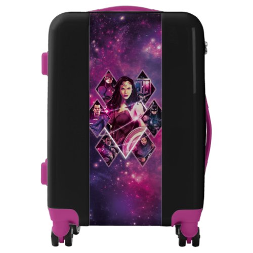 Justice League  Diamond Galactic Group Panels Luggage
