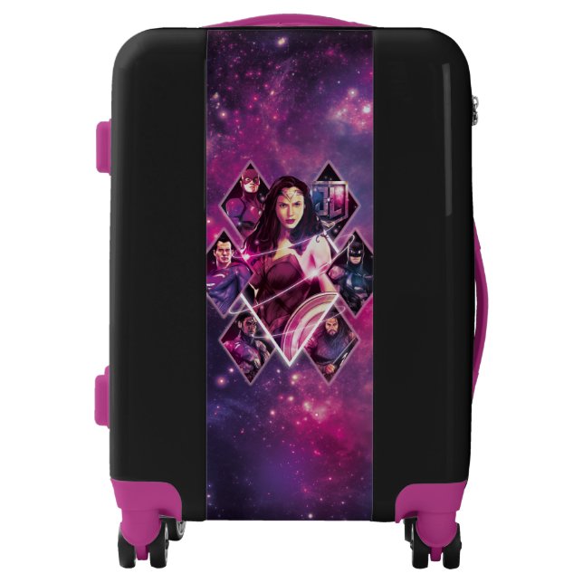 Justice League | Diamond Galactic Group Panels Luggage (Front)