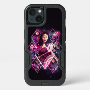 Justice League   Diamond Galactic Group Panels iPhone 13 Case