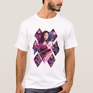 Justice League   Diamond Galactic Group Panels T-Shirt