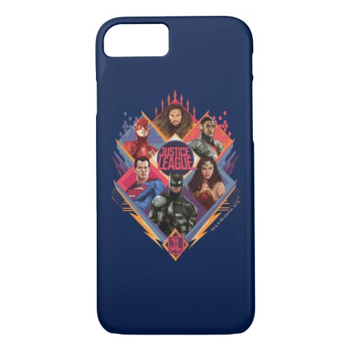 Justice League | Diamond Hatch Group Badge iPhone 8/7 Case