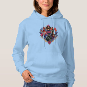 Justice League   Diamond Hatch Group Badge Hoodie