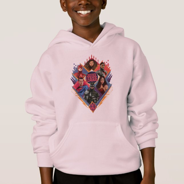 Justice League | Diamond Hatch Group Badge Hoodie (Front)