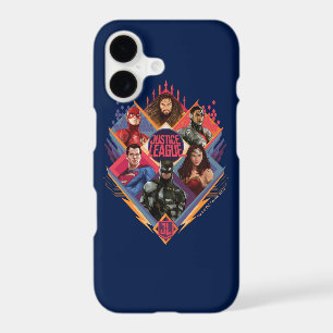 Justice League Diamond Hatch Group Badge iPhone 17 Case
