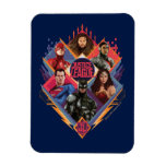 Justice League | Diamond Hatch Group Badge Magnet