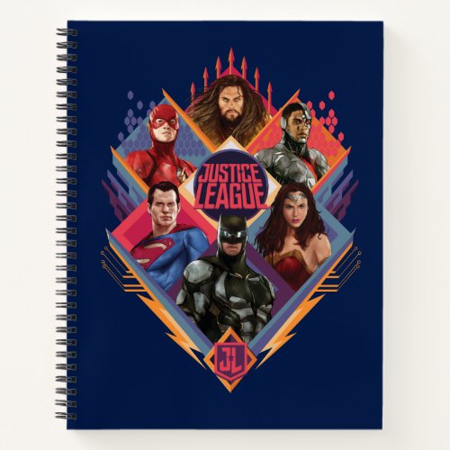 Justice League  Diamond Hatch Group Badge Notebook