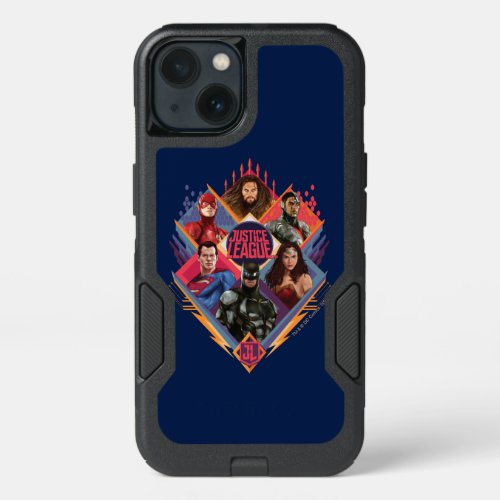 Justice League  Diamond Hatch Group Badge iPhone 13 Case