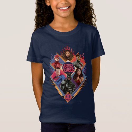 Justice League  Diamond Hatch Group Badge T_Shirt