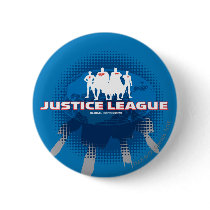 Justice League Global Defenders Pinback Button