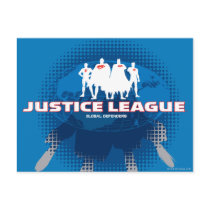 Justice League Global Defenders Postcard