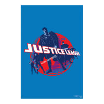 Justice League Global Heroes  and Globe Poster