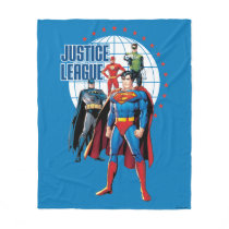 Justice League Global Heroes Fleece Blanket