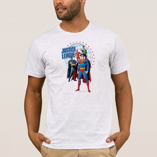 Justice League Global Heroes T-Shirt (Front)