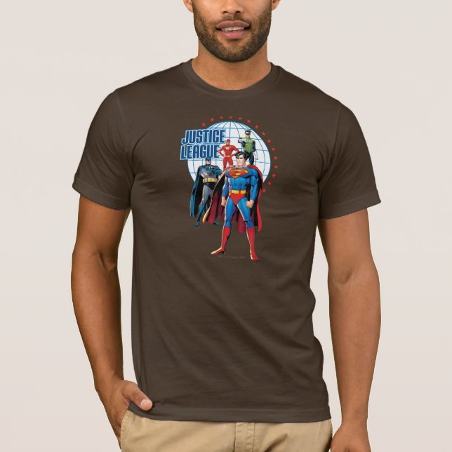 Justice League Global Heroes T-Shirt (Front)