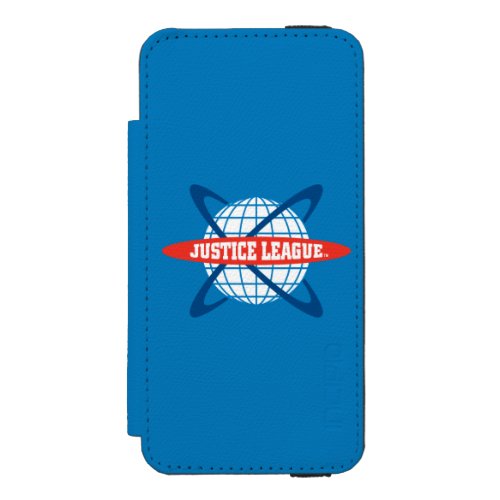 Justice League Globe Logo Wallet Case For iPhone SE55s