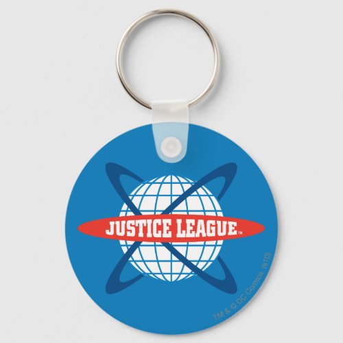 Justice League Globe Logo Keychain
