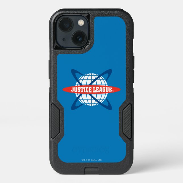 Justice League Globe Logo Otterbox iPhone Case (Back)