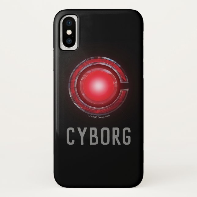 Justice League | Glowing Cyborg Symbol Case-Mate iPhone Case (Back)