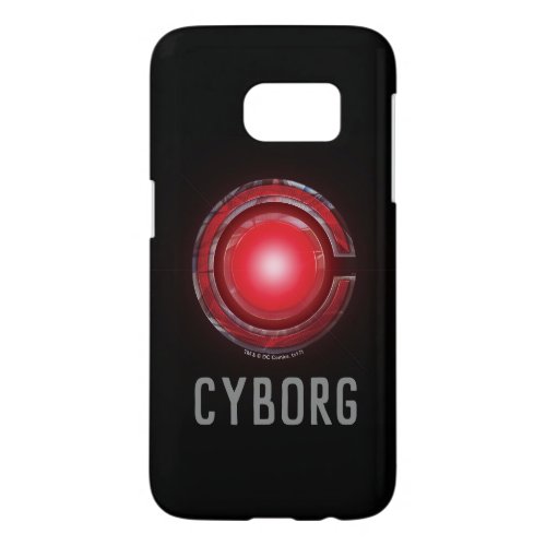 Justice League  Glowing Cyborg Symbol Samsung Galaxy S7 Case