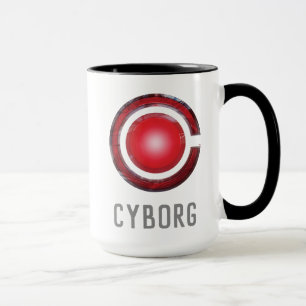 Justice League   Glowing Cyborg Symbol Mug