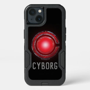 Justice League   Glowing Cyborg Symbol iPhone 13 Case