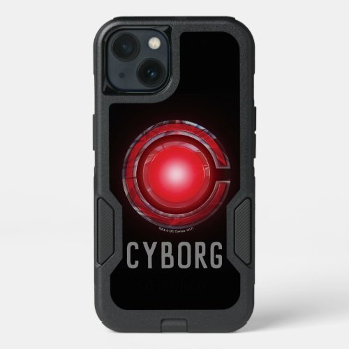 Justice League  Glowing Cyborg Symbol iPhone 13 Case